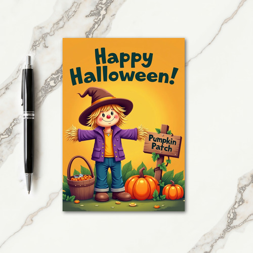 Pumpkin Patch Welcome Card