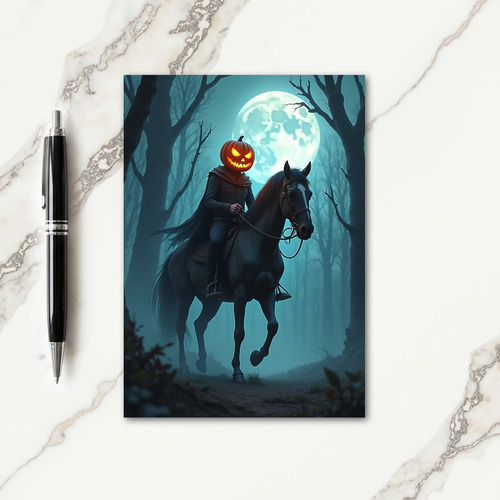 Pumpkin Riders Midnight Ride Card