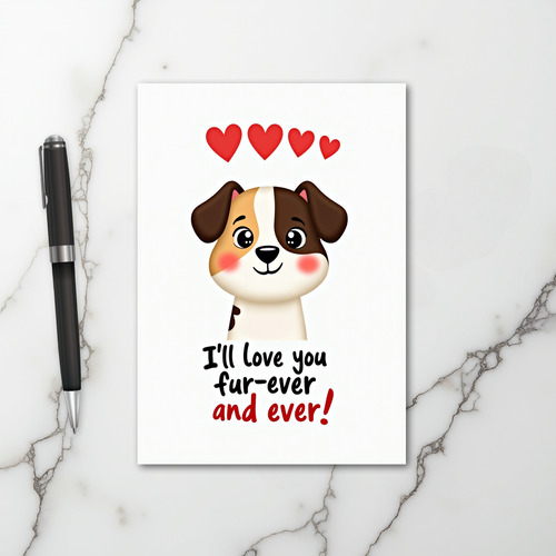 Puppy Fur Ever Love Card