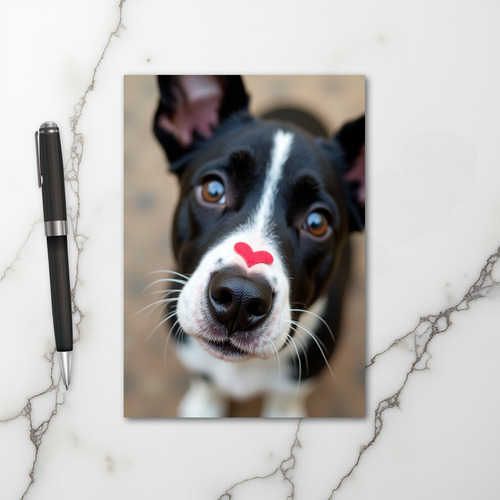 Puppy Love Heart Card