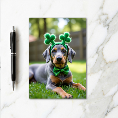 Puppy Parade Festive Day Card