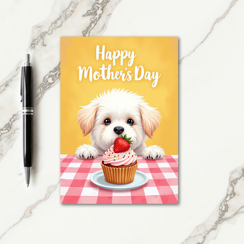 Puppy Sweet Mothers Day Card