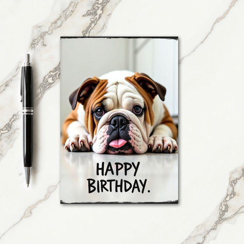 Puppys Sweet Birthday Card