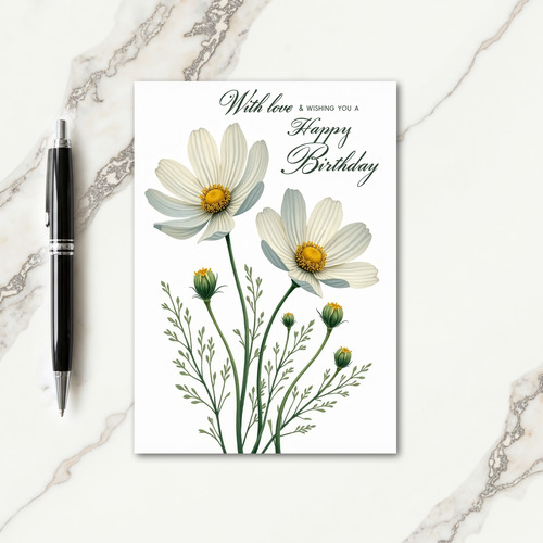 Pure Petal Birthday Card