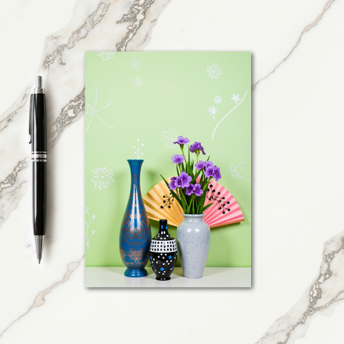 Purple Blossoms Mothers Day Card