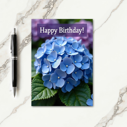 Purple Haze Birthday Card