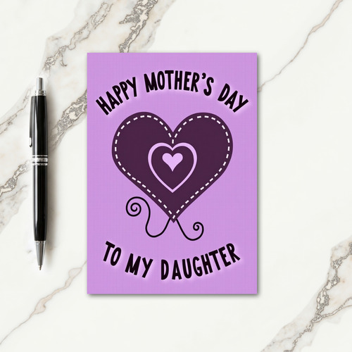 Purple Heart Mothers Day Card