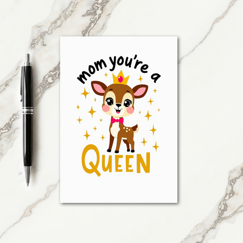 Queen Mom Illustration Card
