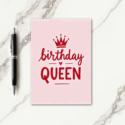 Queens Crown Birthday Card