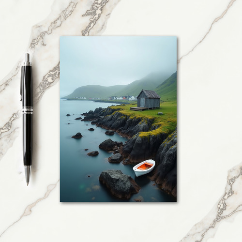 Quiet Fathers Day Harbor Card