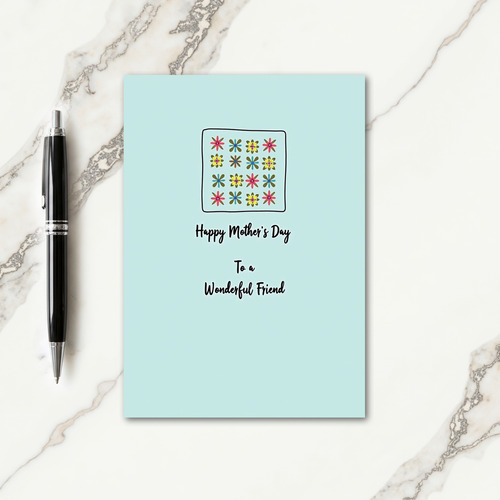 Quilted Mothers Day Card