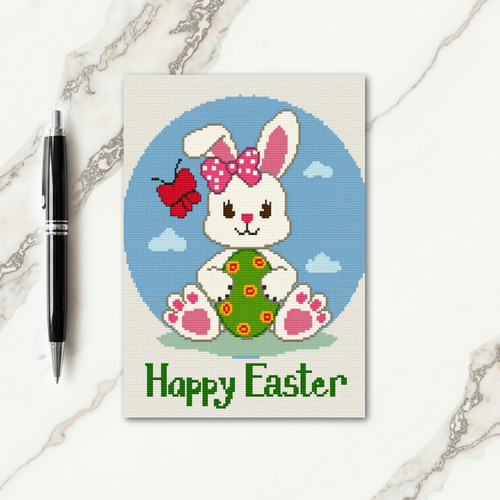 Rabbit Easter Celebration Card