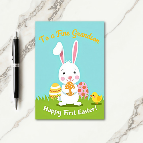 Rabbit Egg Glitter Texture Card