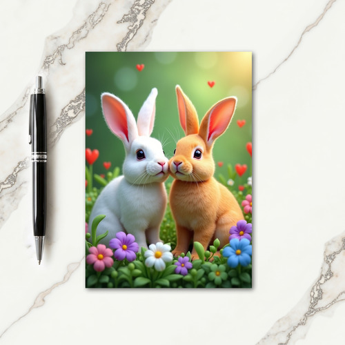 Rabbit Love Sweetest Day Card