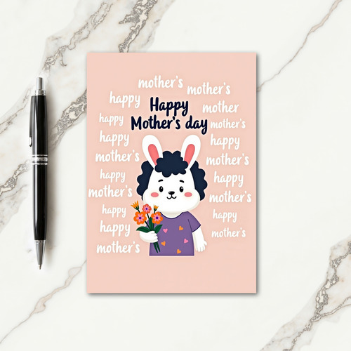 Rabbit Mothers Day Love Card
