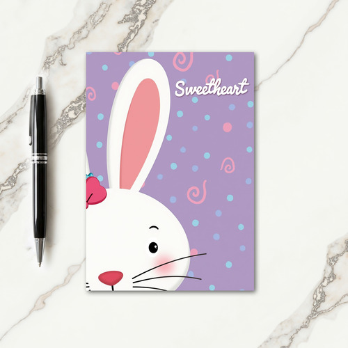Rabbit Sweetheart Greeting Card