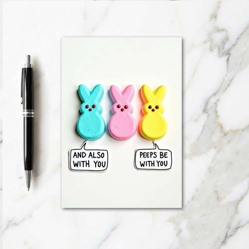 Rabbit Treat Pun Fun Card