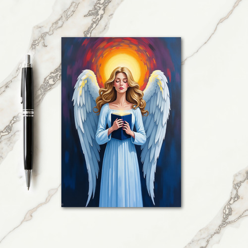 Radiant Angel Christmas Card