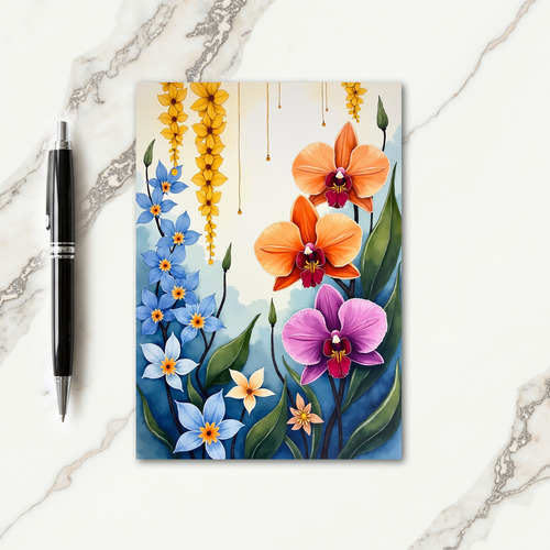 Radiant Birthday Blossom Tapestry Card