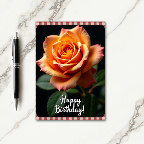 Radiant Bloom Birthday Card