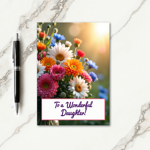 Radiant Blooms Daughter Card