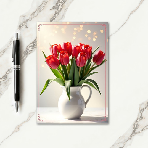 Radiant Bouquet Birthday Card
