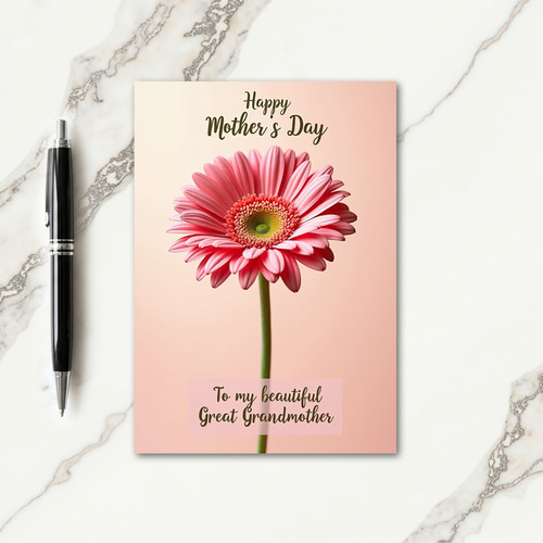 Radiant Daisy Mothers Day Card
