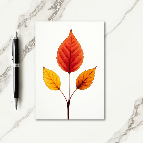 Radiant Fall Trio Card