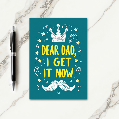 Radiant Fathers Day Art Card