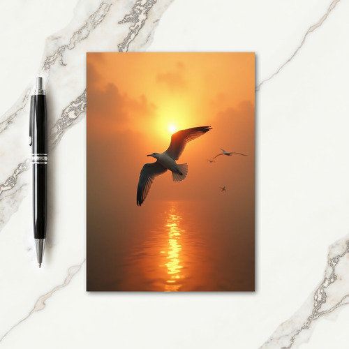 Radiant Fathers Day Bird Card