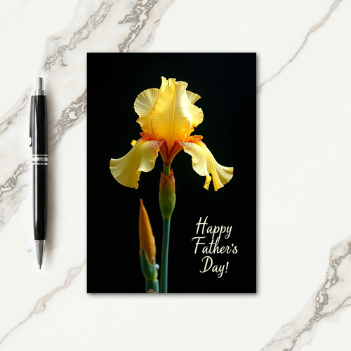 Radiant Fathers Day Bloom Card