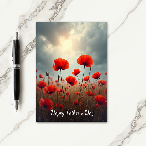 Radiant Fathers Day Blossom Card
