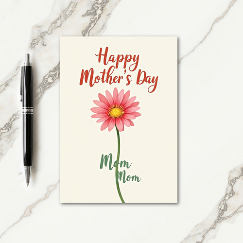 Radiant Floral Moms Day Card