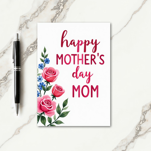 Radiant Floral Tribute Card