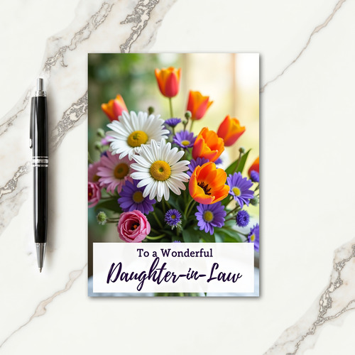 Radiant Flower Mothers Card