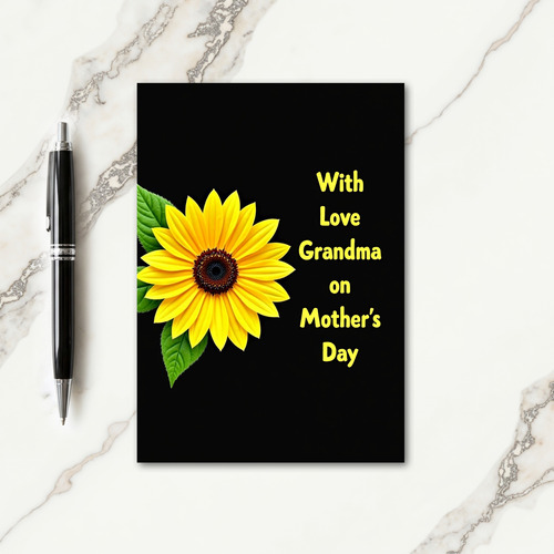 Radiant Grandmas Day Bloom Card