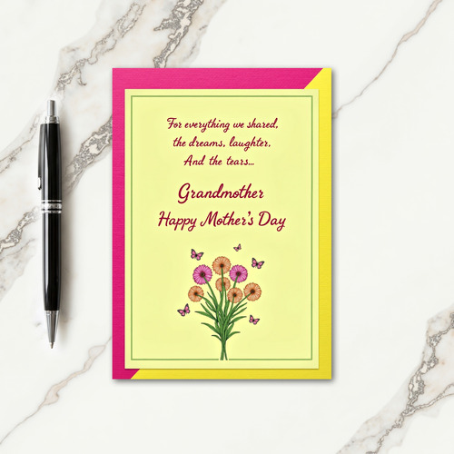 Radiant Grandmothers Day Card