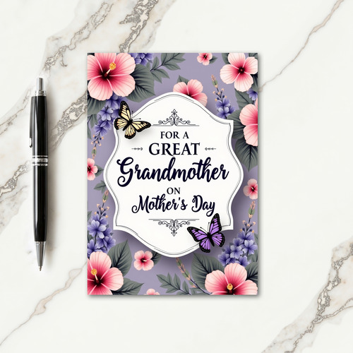 Radiant Grandmothers Day Love Card