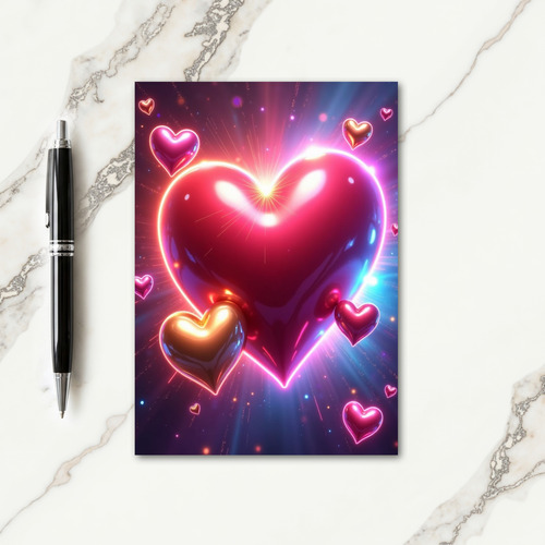 Radiant Heart Mothers Day Card