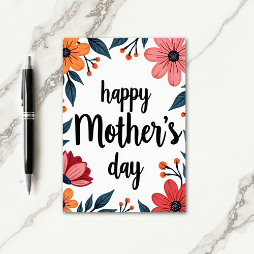 Radiant Heartfelt Moms Day Card