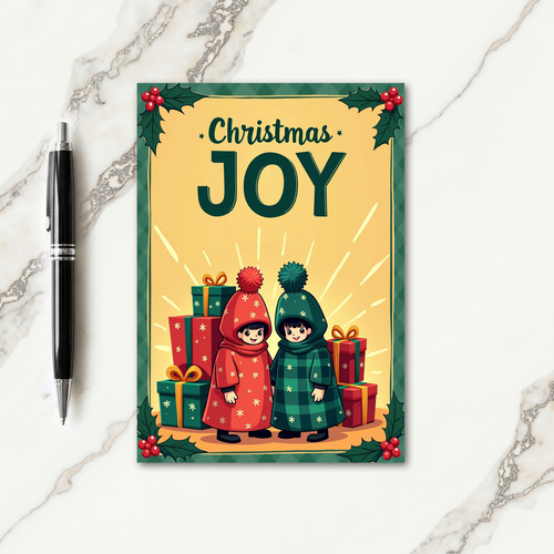 Radiant Joy Christmas Card