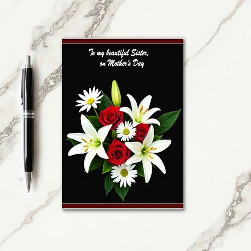 Radiant Lilies Mothers Day Card