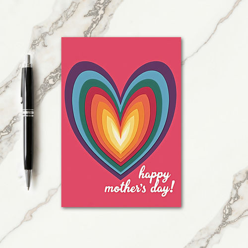 Radiant Love Mothers Day Card