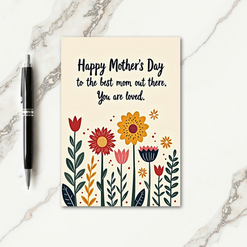 Radiant Maternal Love Card