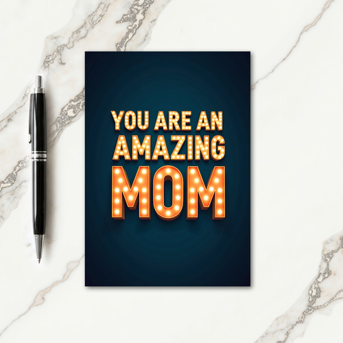 Radiant Mom Marquee Style Card