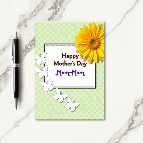 Radiant Mommom Greeting Card