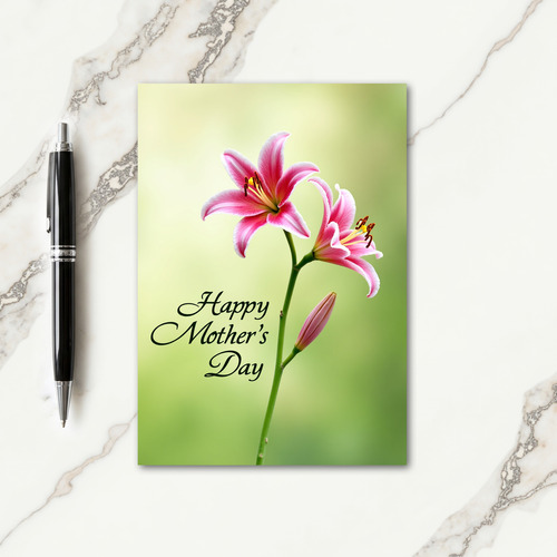 Radiant Mothers Bloom Day Card