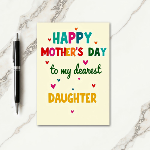 Radiant Mothers Day Block Font Card