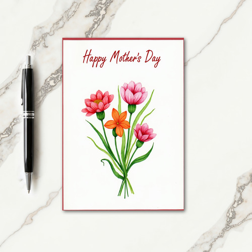 Radiant Mothers Day Bloom Card