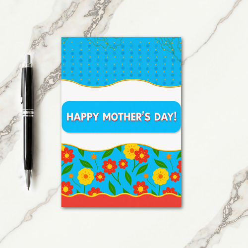 Radiant Mothers Day Blooms Card
